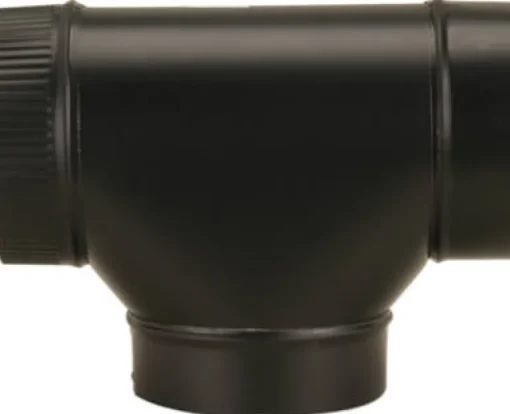 Imperial 7 in. X 7 in. X 7 in. Steel Stove Vent Single Tee