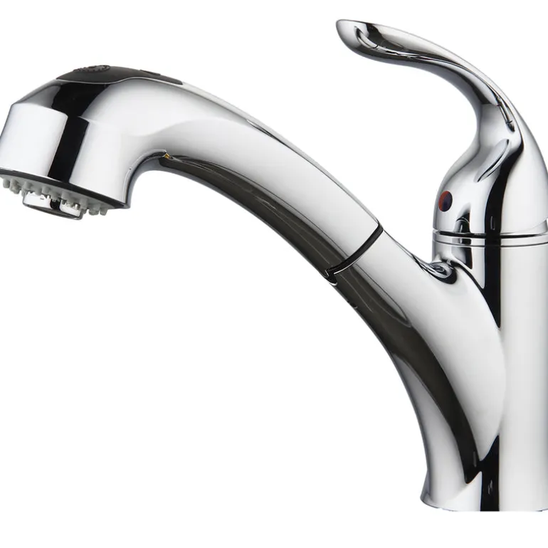 Innova Peridot One Handle Chrome Pull-Out Kitchen Faucet