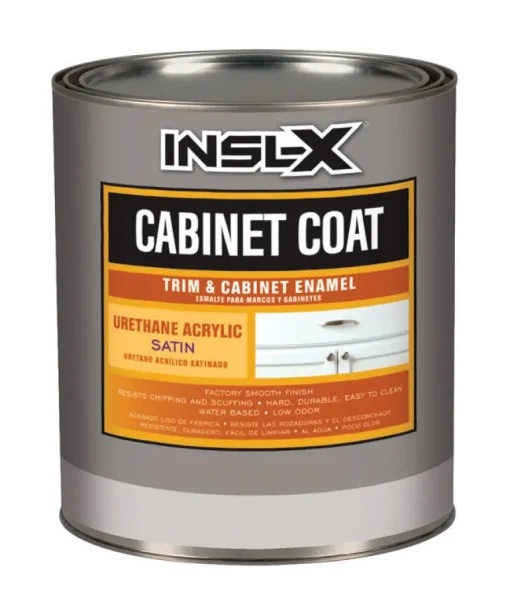 Insl-X Cabinet Coat Satin Tintable Base 3 Trim & Cabinet Enamel Interior 1 qt (Pack of 4)