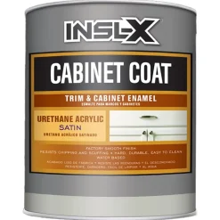 Insl-X Cabinet Coat Satin Tintable Base 2 Trim & Cabinet Enamel Interior 1 gal (Pack of 2)