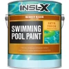 Insl-X Indoor and Outdoor Satin Royal Blue Swimming Pool Paint 1 gal.