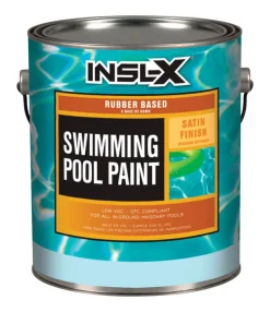 Insl-X Indoor and Outdoor Satin Royal Blue Swimming Pool Paint 1 gal.
