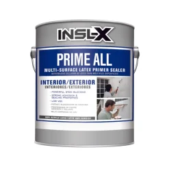Insl-x Prime All White Flat Water-Based Acrylic Latex Primer 1 gal.