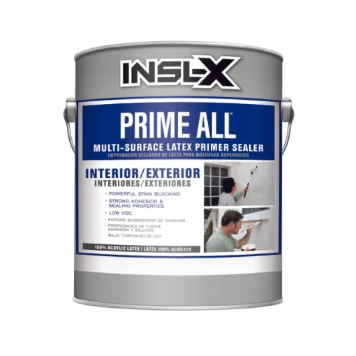 Insl-x Prime All White Flat Water-Based Acrylic Latex Primer 1 gal.