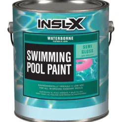 Insl-x Semi-Gloss White Water-Based Acrylic Pool Paint 1 gal.