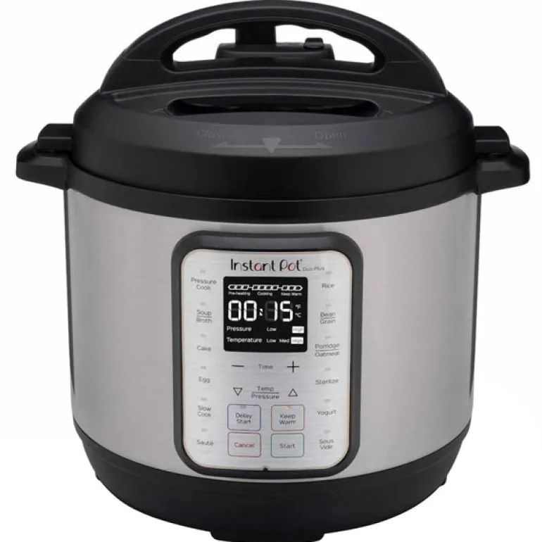 Instant Pot Duo Plus Stainless Steel Pressure Cooker 8 qt Black/Silver