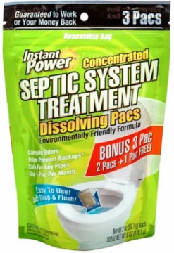 Instant Power Packets Septic System Treatment 3 pk (Pack of 6)