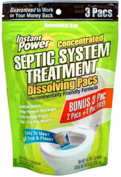 Instant Power Packets Septic System Treatment 3 pk (Pack of 6)