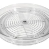 Interdesign 58630 9" Clear Linus Lazy Susan Turntable Organizer