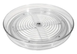 Interdesign 58630 9" Clear Linus Lazy Susan Turntable Organizer