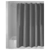 InterDesign 72 in. H x 72 in. W Charcoal Gray Solid Shower Curtain Polyester (Pack of 4)
