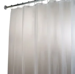 InterDesign 72 in. H x 72 in. W Sand Solid Shower Curtain Liner Polyester (Pack of 4)