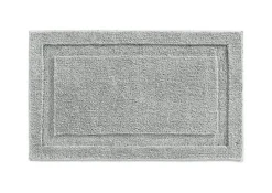 InterDesign 34 in. L x 21 in. W Gray Microfiber Polyester Bath Spa Rug (Pack of 3)
