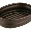 InterDesign Olivia Line Soap Dish 1-1/2 in. H x 5-1/2 in. W x 3-13/16 in. L Bronze Steel