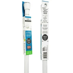 InterDesign Cameo Shower Curtain Rod 75 in. L White