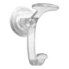 InterDesign Power Lock Spa Hook 4.1 in. H x 2.3 in. W x 6.5 in. L Clear Plastic (Pack of 6)