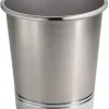 InterDesign Silver York Wastebasket (Pack of 2)