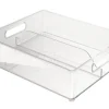 InterDesign Stackable Storage Bin 4 H x 12 W x 14.5 D in. (Pack of 6)