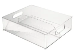 InterDesign Stackable Storage Bin 4 H x 12 W x 14.5 D in. (Pack of 6)