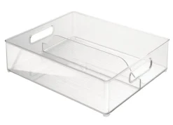 InterDesign Stackable Storage Bin 4 H x 12 W x 14.5 D in. (Pack of 6)