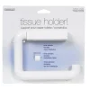 InterDesign White ABS Plastic Wall Mount Toilet Paper Holder