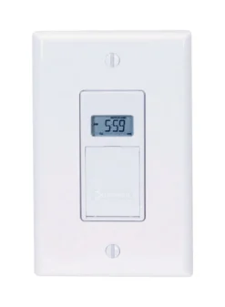 Intermatic Indoor 7 Day Digital In Wall Timer 125 V White