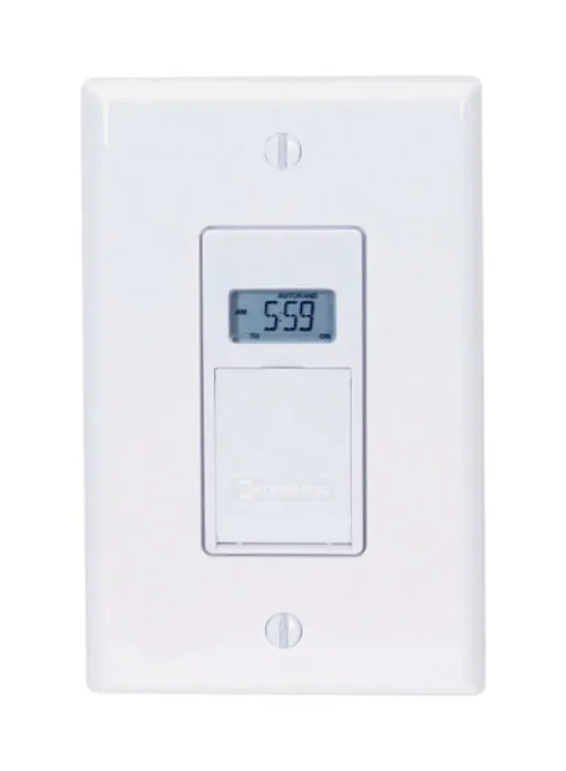 Intermatic Indoor 7 Day Digital In Wall Timer 125 V White