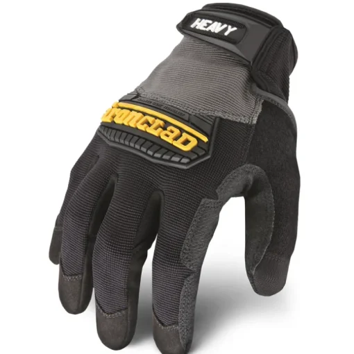 Ironclad Men's Heavy Duty Gloves Black/Gray L 1 pair