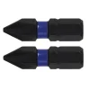 Irwin Impact Performance Series Phillips #1 X 1 in. L Insert Bit S2 Tool Steel 2 pc