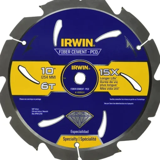 Irwin Marathon 7-1/4 in. D X 5/8 in. Steel Circular Saw Blade 4 teeth 1 pk