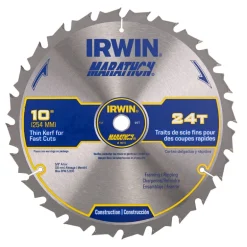 Irwin Marathon 10 in. D X 5/8 in. Carbide Circular Saw Blade 24 teeth 1 pk