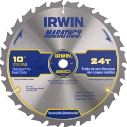 Irwin Marathon 10 in. D X 5/8 in. Carbide Circular Saw Blade 24 teeth 1 pk