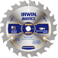 Irwin Marathon 5-1/2 in. D X 10 mm Carbide Circular Saw Blade 24 teeth 1 pk