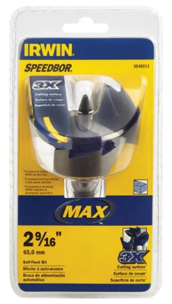 Irwin Speedbor 5 L High Carbon Steel Self-Feed Bit Quick-Change Hex Shank 1
