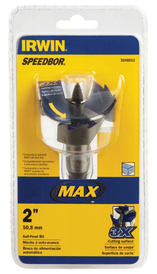 Irwin Speedbor 2 in. X 5 in. L Steel Self-Feed Bit Hex Shank 1 pk