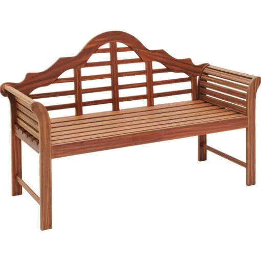 Jack Post Lutyens Bench Wood 37.25 in. H X 60 in. L X 23 in. D
