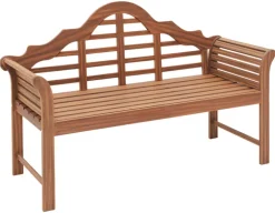 Jack Post Lutyens Bench Wood 37.25 in. H X 60 in. L X 23 in. D