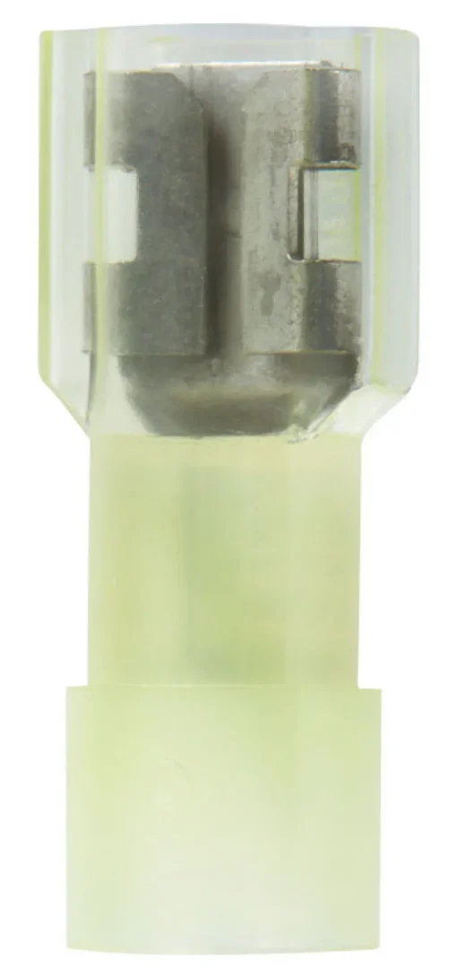 Jandorf 12-10 Ga. Insulated Wire Female Disconnect Clear 5 pk