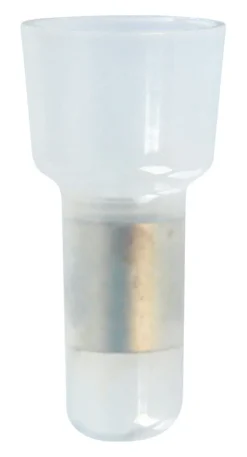 Jandorf 12-10 Ga. Insulated Wire Terminal Closed End Clear 5 pk