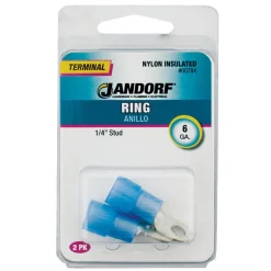 Jandorf 16-14 Ga. Insulated Wire Female Disconnect Blue 5 pk