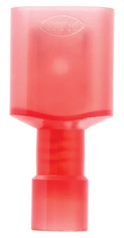 Jandorf 22-18 Ga. Insulated Wire Male Disconnect Red 5 pk