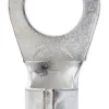 Jandorf 6 Ga. Uninsulated Wire Terminal Ring Silver 2 pk