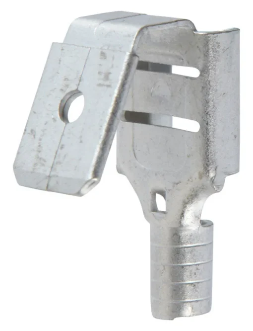 Jandorf 16-14 Ga. Uninsulated Wire Terminal Disconnect Silver 5 pk