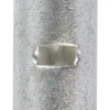 Jandorf 8 Ga. Uninsulated Wire Terminal Butt Splice Silver 2 pk