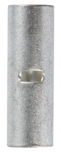 Jandorf 8 Ga. Uninsulated Wire Terminal Butt Splice Silver 2 pk