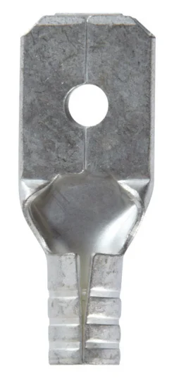Jandorf 16-14 Ga. Uninsulated Wire Male Disconnect Silver 5 pk
