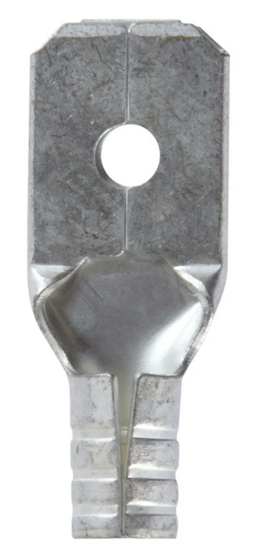 Jandorf 16-14 Ga. Uninsulated Wire Male Disconnect Silver 5 pk
