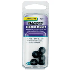 Jandorf 7/16 in. D Rubber Grommet 5 pk