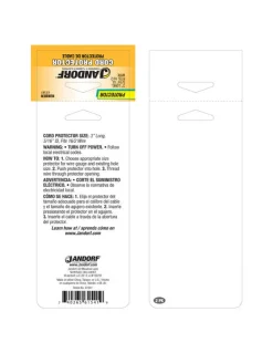 Jandorf 3/8 in. D X 3 in. L Rubber Cord Protector 2 pk