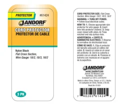 Jandorf 0.69 in. L Cord Protector 3 pk